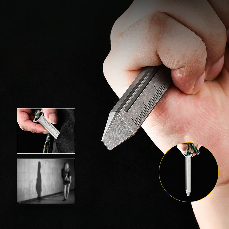 Titan Alloy Pocket Pry Bar Crowbar Portable Outdoor EDC Multi Tools