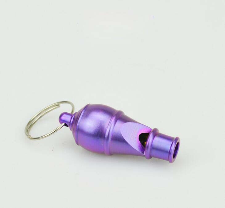 Titanium Alloy Whistle Training Warning Tool Pendant Keychain EDC Outdoor Tools