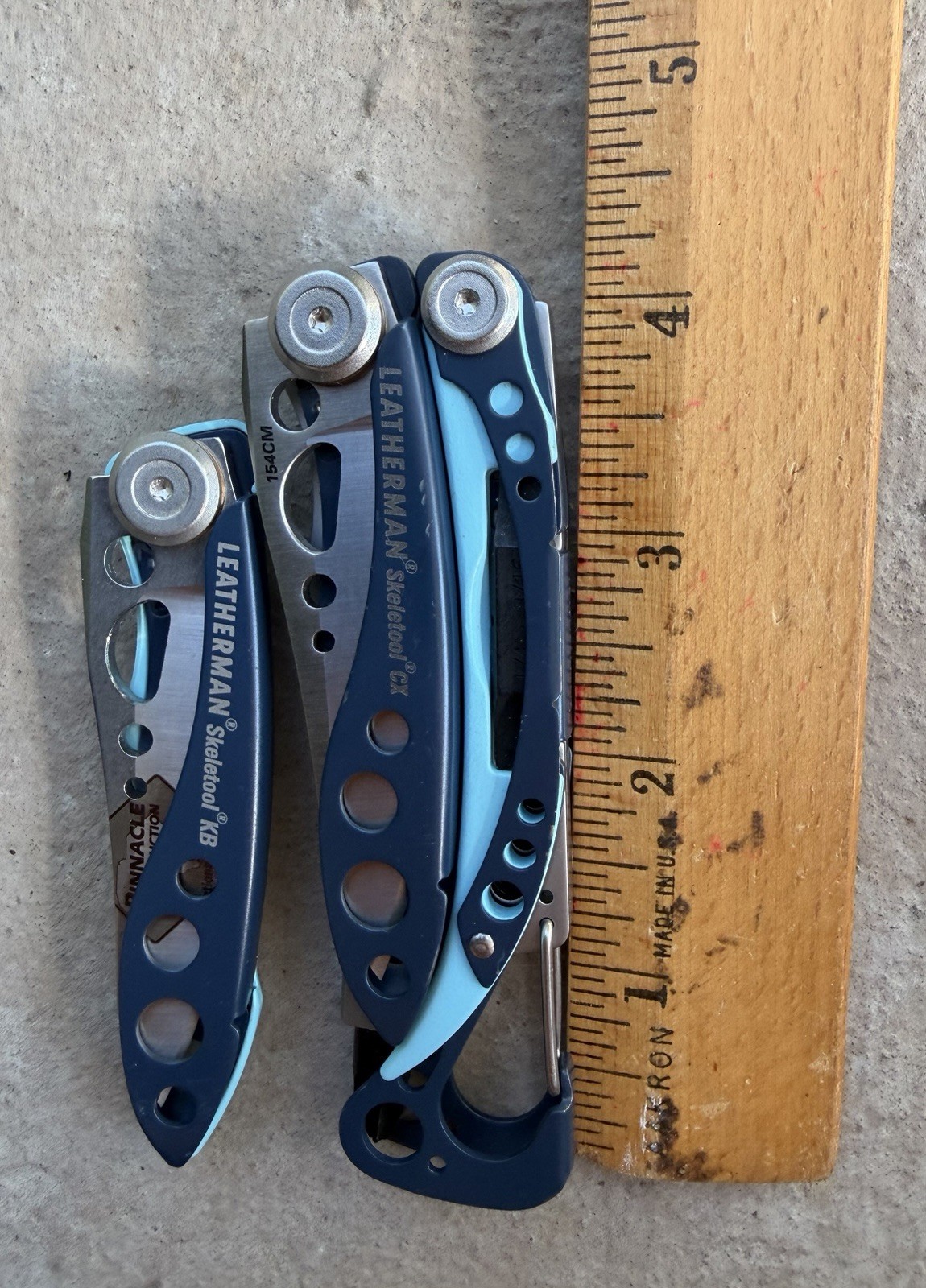 LEATHERMAN SKELETOOL CX & KB NIGHTSHADE MULTI-TOOL & KNIFE IN SHEATH, EXCELLENT!