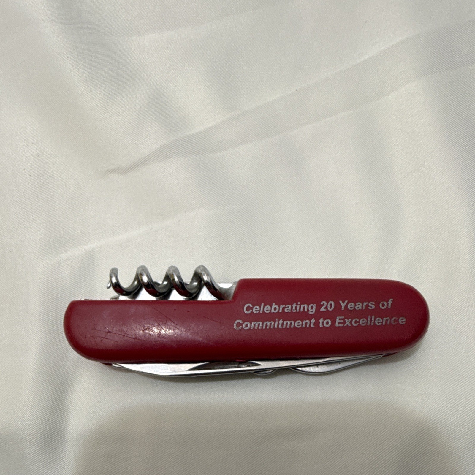 Multi-Tool Pocket Knife AMSA 1977-1997 Red Celebrating 20 Years