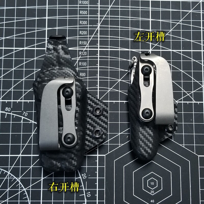 EDC Titanium Alloy Back Clip Pocket Clip Outdoor Pocket Tools
