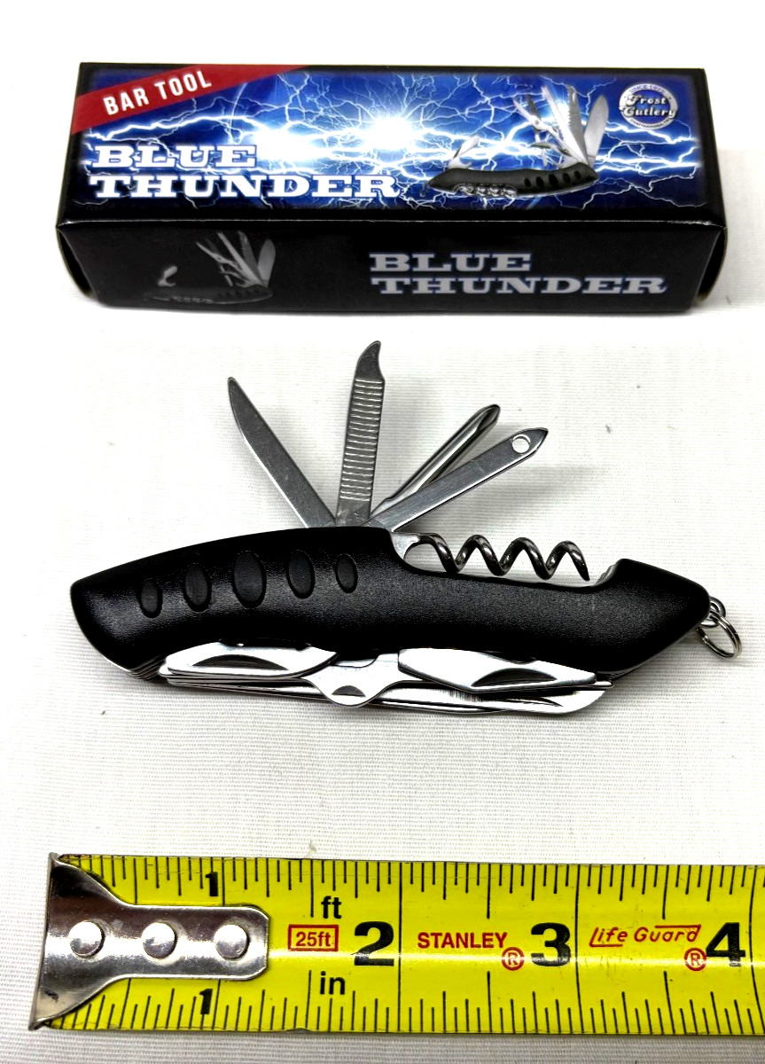 Frost Cutlery Blue Thunder Multitool Essential Tools ABS & Aluminum Handles
