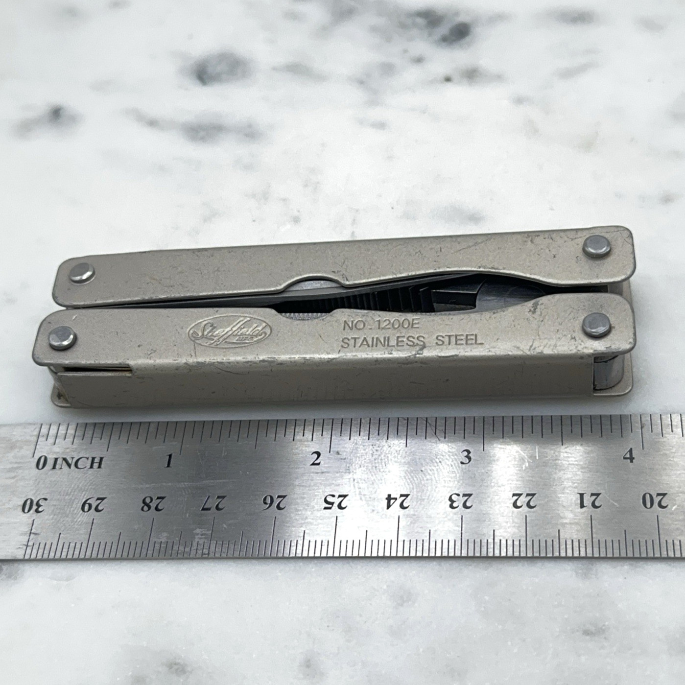 Sheffield Stainless Steel Multi Tool Pliers Saw Screwdriver Pocket Knife 1200E