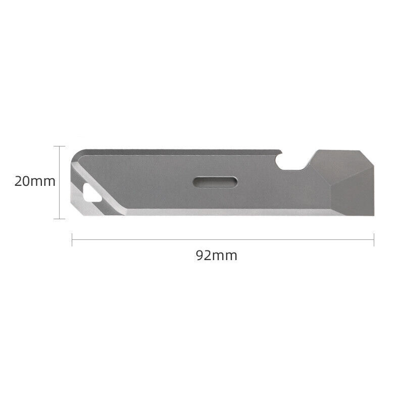 New Titanium Alloy Pocket Pry Bar Crowbar Opener Portable Outdoor EDC Multi Tool