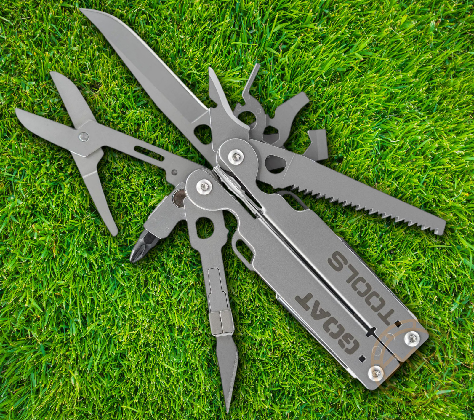 Goat Tools Multitool Satin Integrated Essentials Universal Bit Driver Hot-Swap