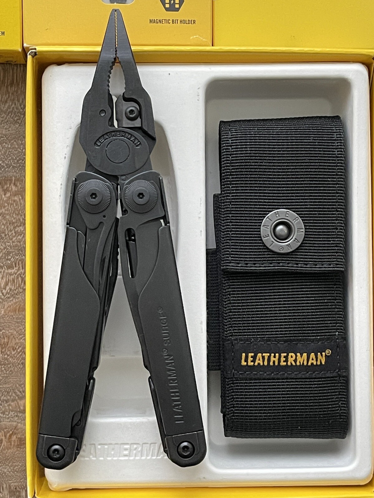 Leatherman Surge Black FULL SET bundle Multitool w/Bit Kit Ratchet Driver + MORE
