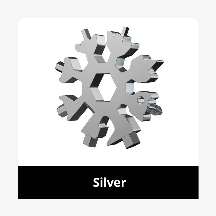 Multifunctional Snowflake Wrench Tool Steel Octagonal Hexagon Portable 18 in One