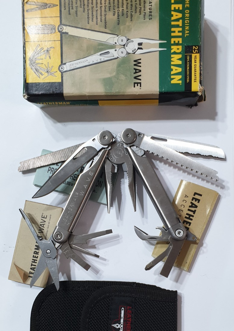 🔥🔥 Leatherman Original Wave OG New Retired Very Rare Box Collectable Pat Pend
