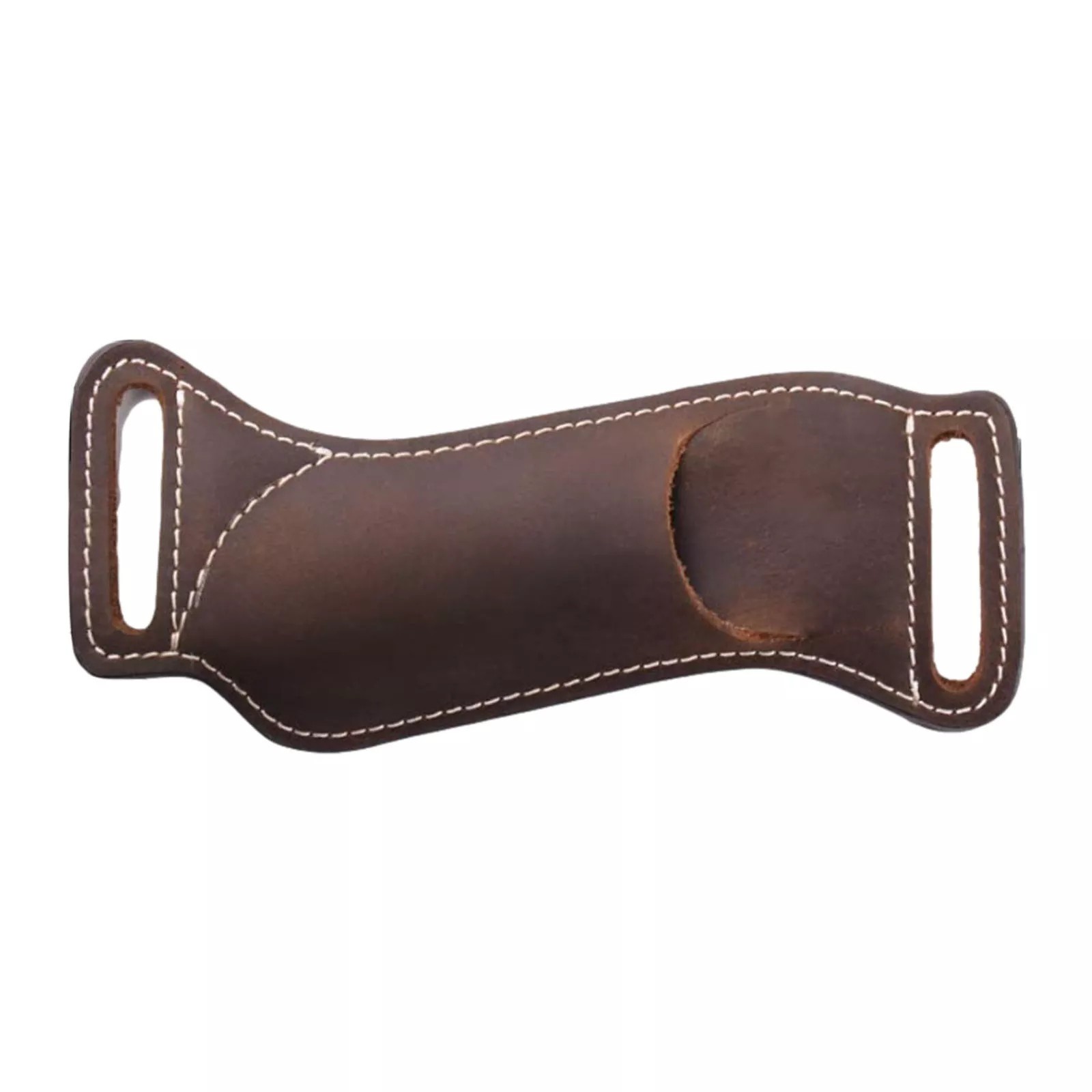 PU leather sheath, foldable, for tools, knife holder, bag with belt loop