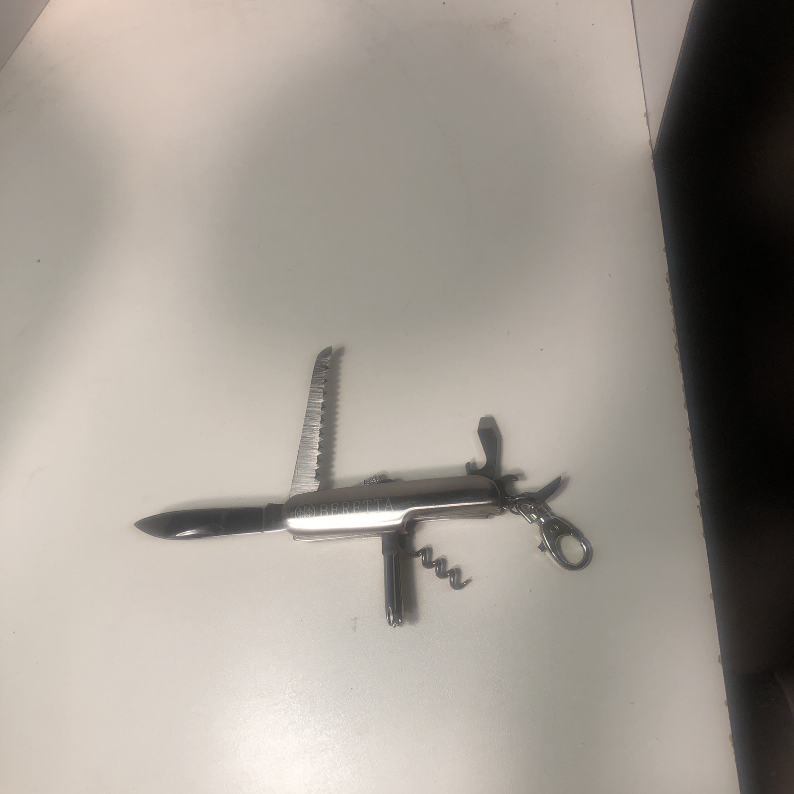 Beretta Multi-Tool Pocket Tool with LED JK81OAO2 W/Belt Sheath *READ*