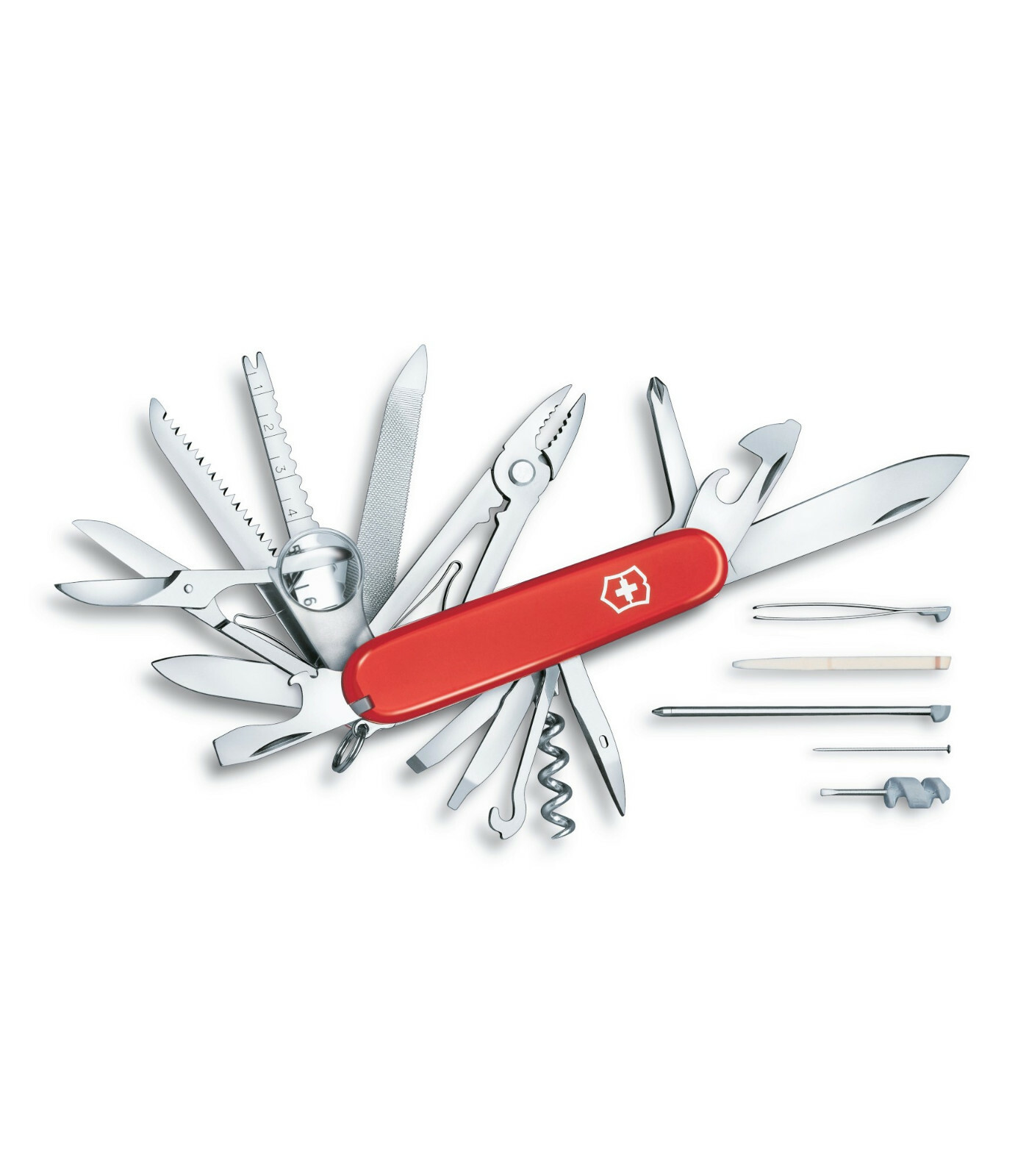 VICTORINOX SWISSCHAMP SWISS ARMY POCKET KNIFE TRANSLUCENT TRANSPARENT SAPPHIRE