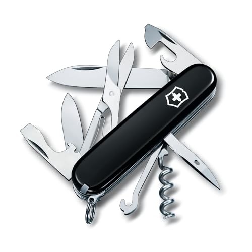 Victorinox Climber Swiss Army Knife 14 Function Swiss Made Pocket Knife with 2