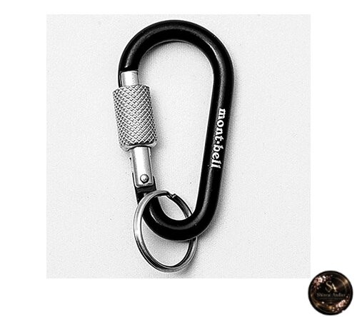 Montbell Key Carabiner Lock Snap Hook 6 BK Black 1124339