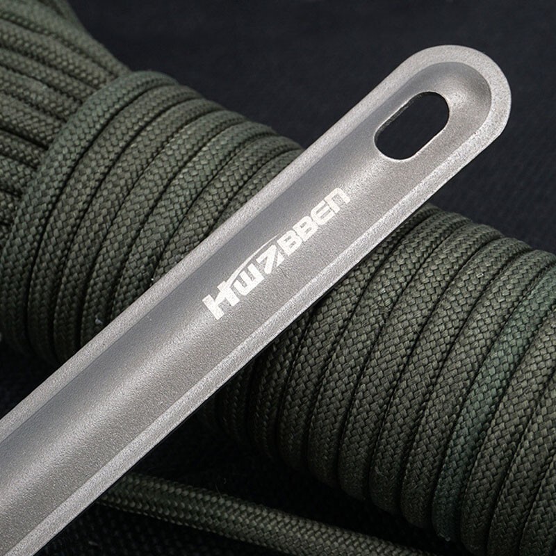 Pure Titanium Tableware Spoon +Fork Portable Outdoor Camping Travel EDC Tool