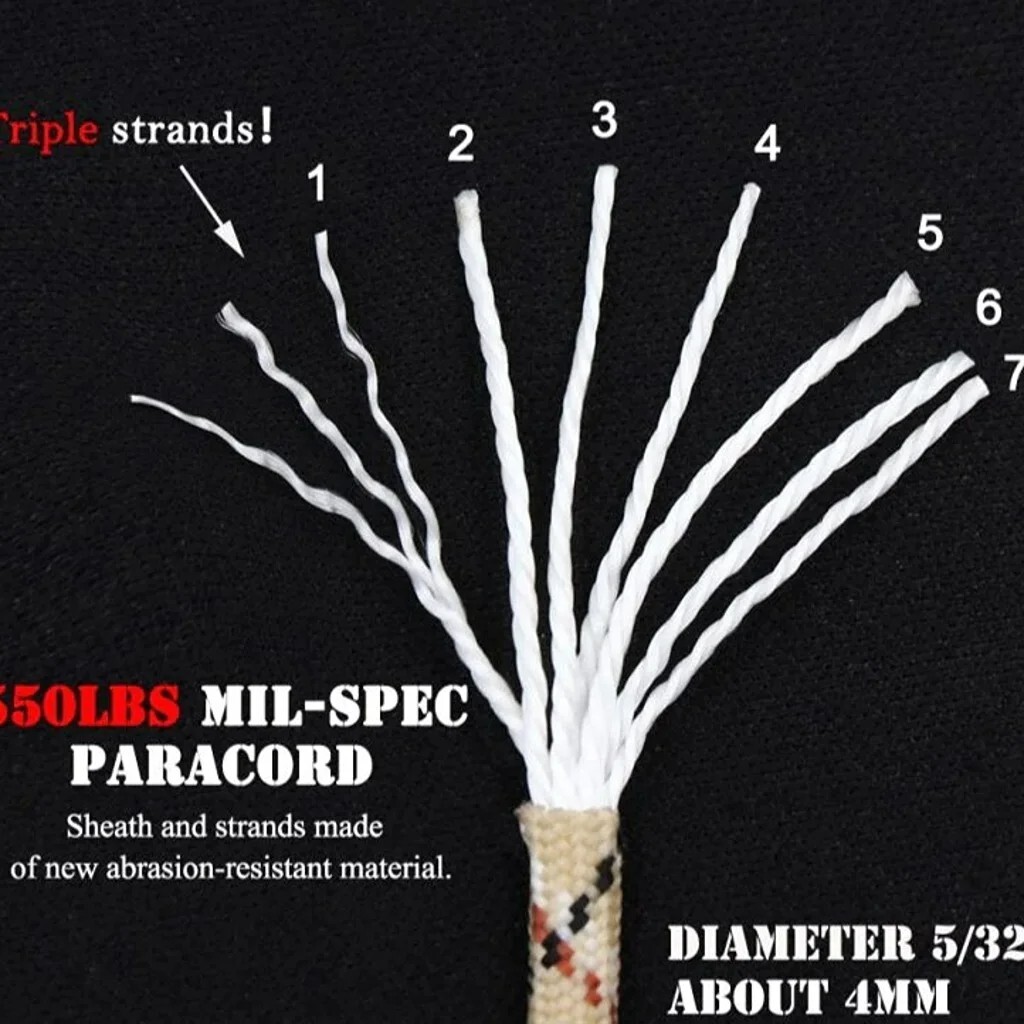 5-in-1 Outdoor Paracord Survival Bracelet, Multitool, Gift