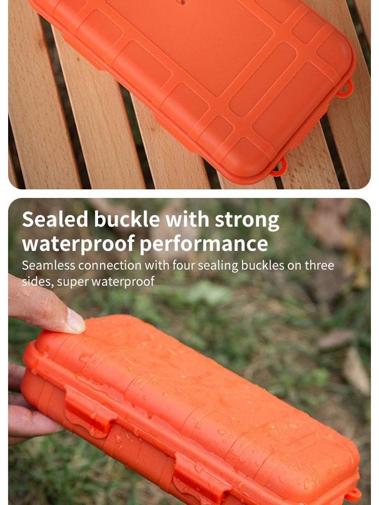 Edc Survival Tool Box Waterproof Shockproof Case for Camping & Outdoor Gear