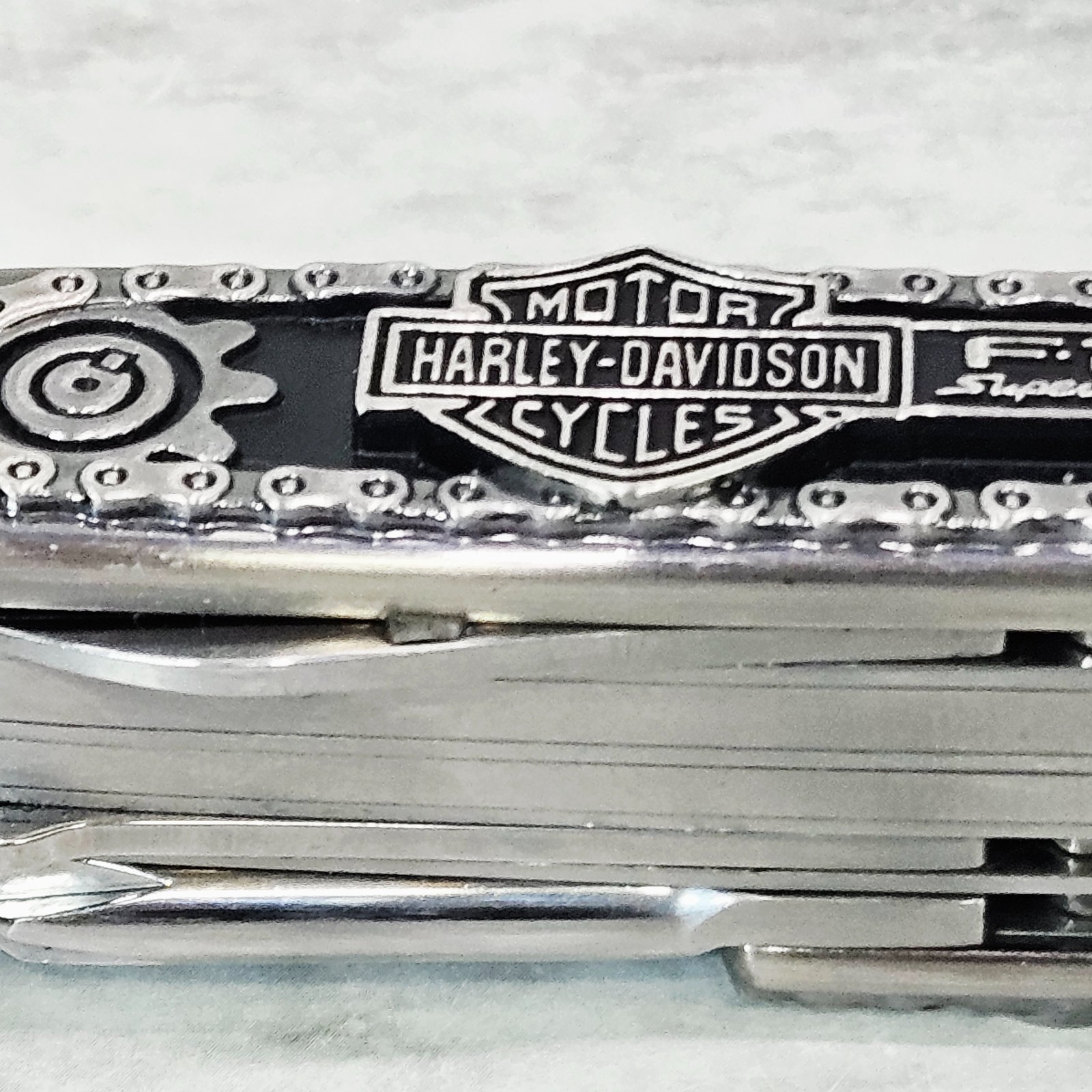 Harley-Davidson F-150 Supercharged Multi-Tool Stainless Steel 7 Tools w/ Case