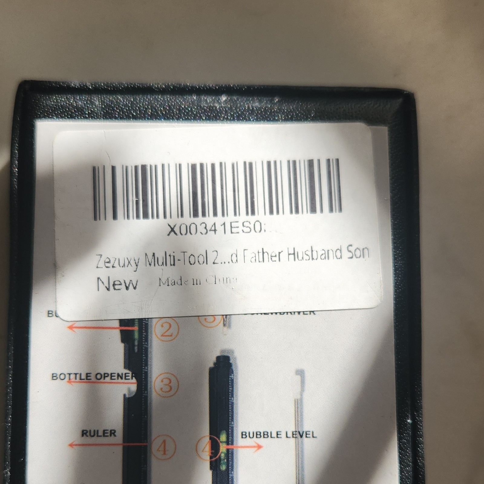 Zezuxy Multi-Tool Pen LED Light, Stylus, Bottle Opener, 4 Parts