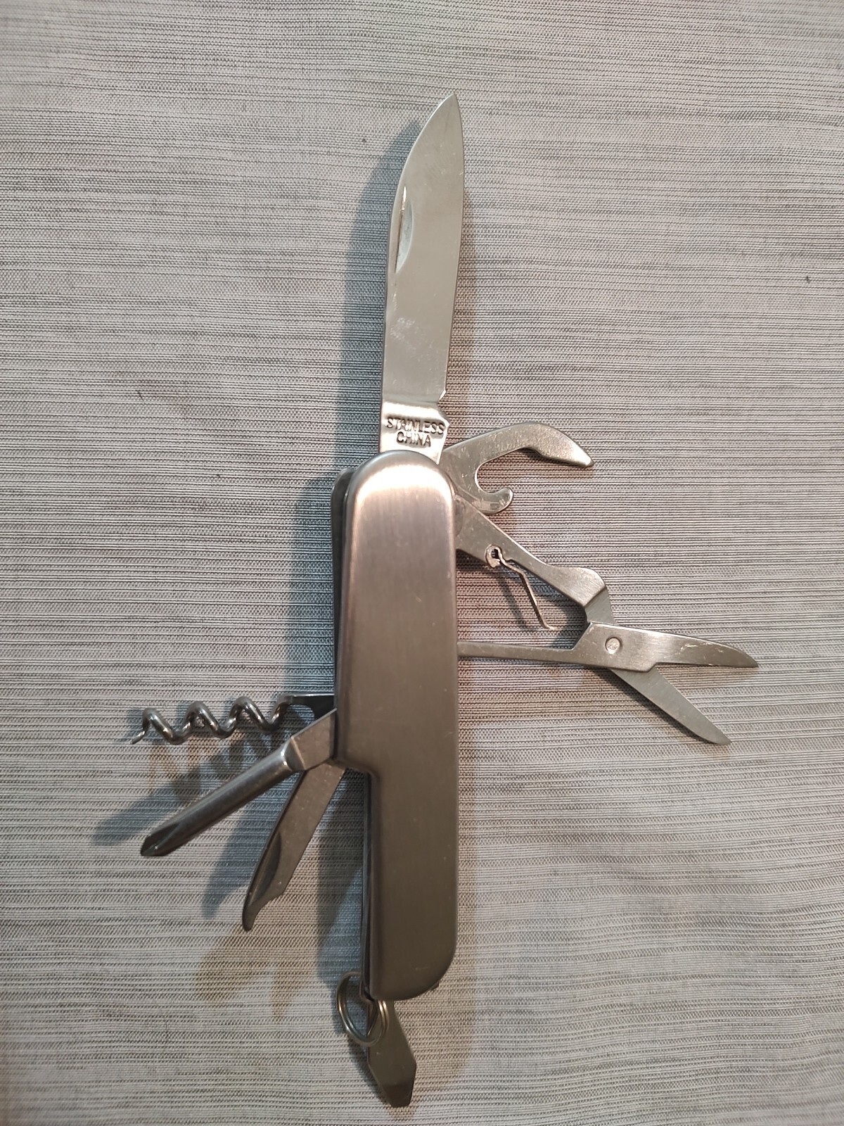 Multi Tool Pocket Knife Stainless China Seven Tools Keychain OBO