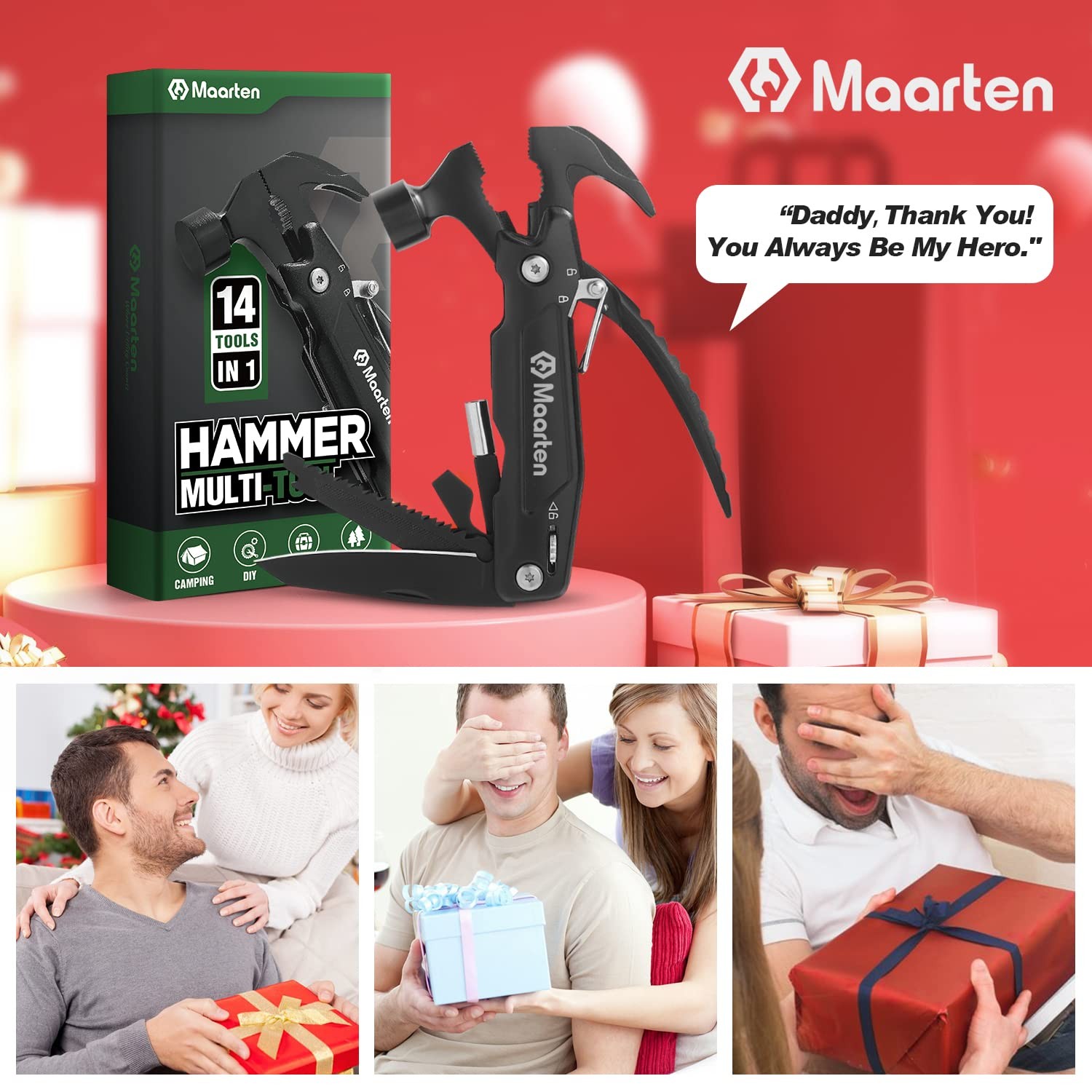 Maarten Stocking Stuffers for Adults Men – Gifts for Dad from Daughter Son – …