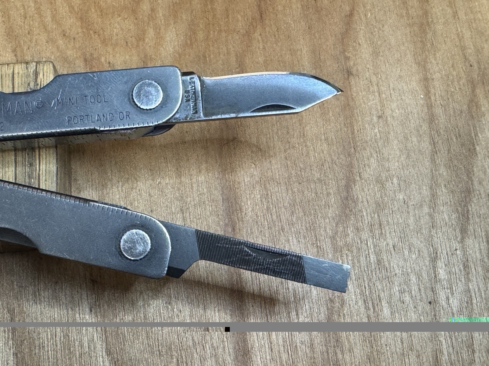 Super Rare LEATHERMAN Original MINI-TOOL Black Oxide 1995 SS USA EXCELLENT!