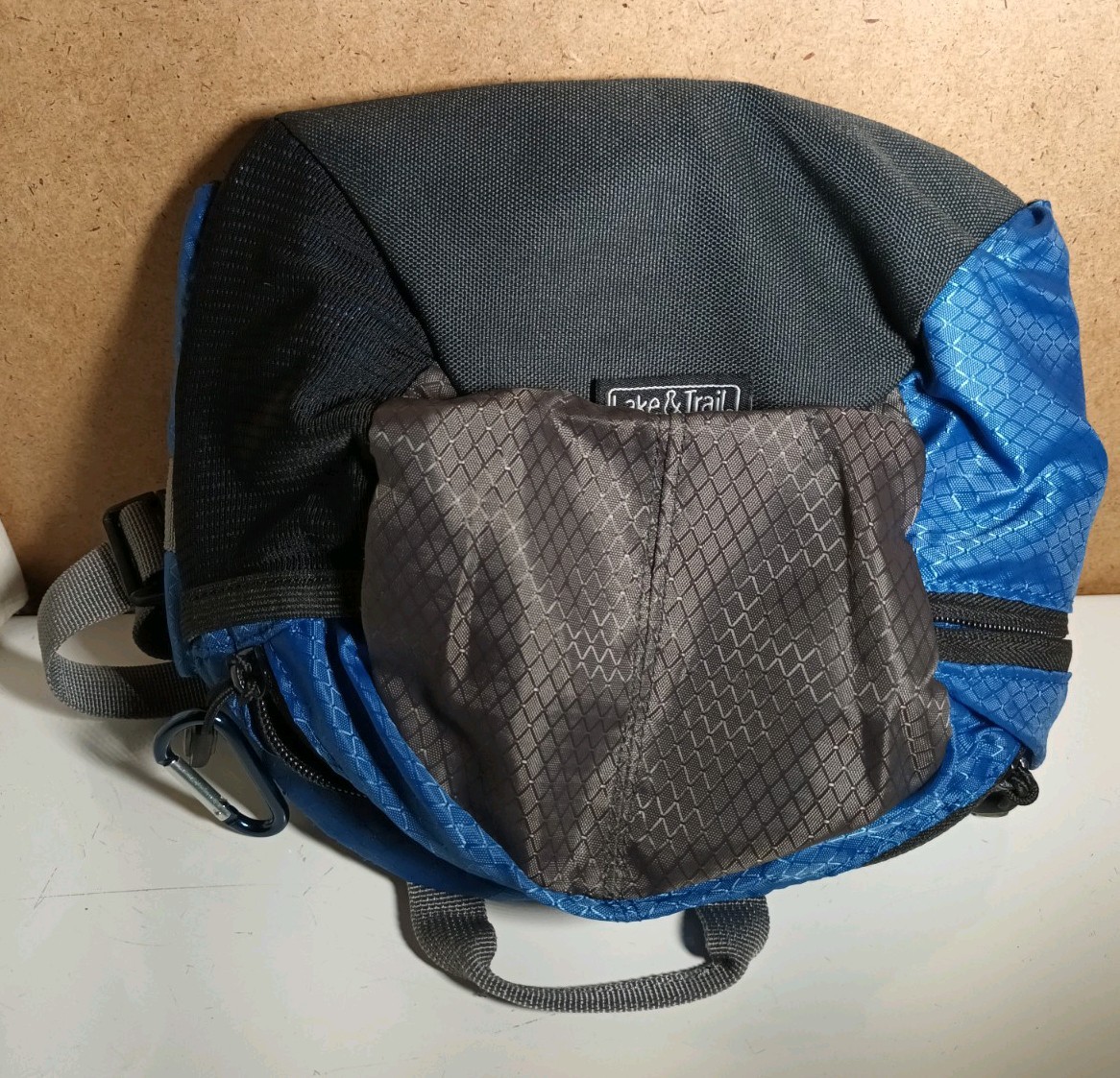 Lake & Trail Fanny Pack Blue/black With Carry Handle