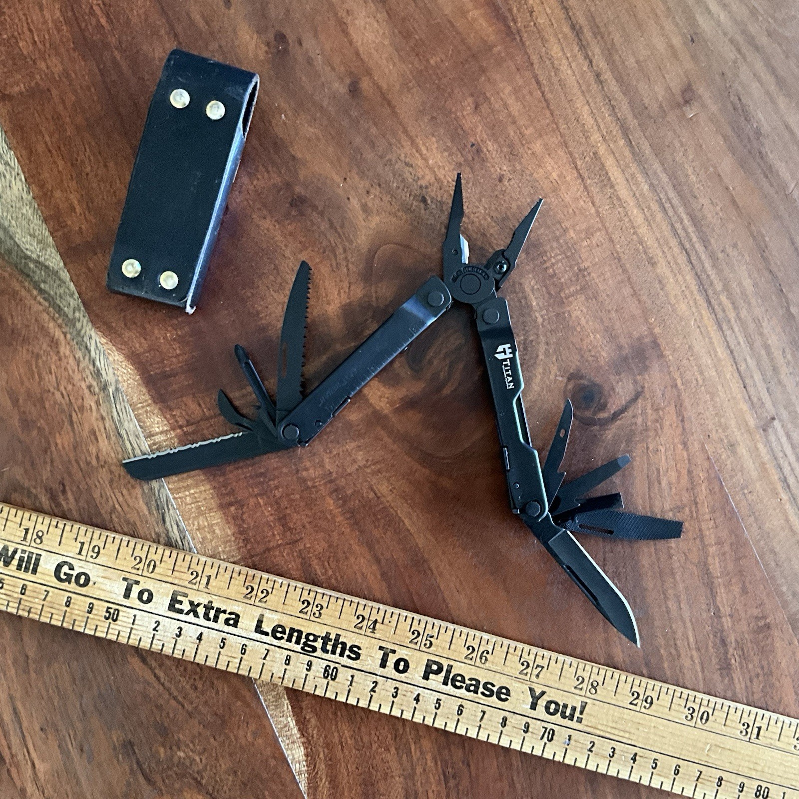 Leatherman Rebar Multi-Tool Black Oxide With Leather Sheath Fantastic Mint A+