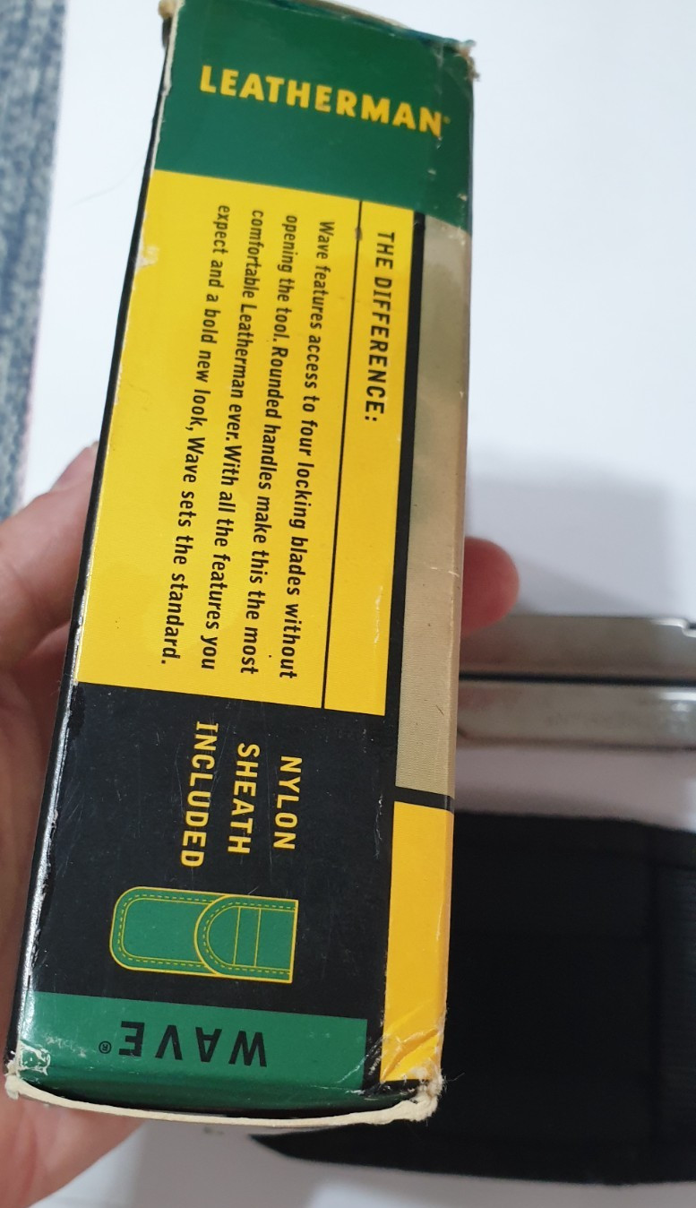 🔥🔥 Leatherman Original Wave OG New Retired Very Rare Box Collectable Pat Pend