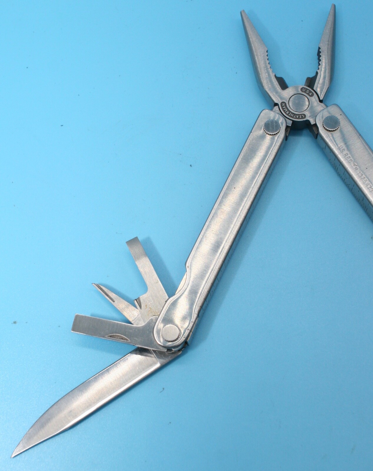 Vintage Leatherman Multi Tool Portland OR Leather Sheath USA Made 1325473 MINT!