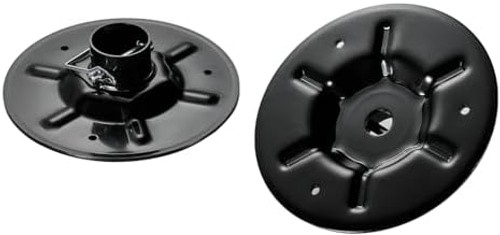 Qty (2) 377962 Replacement Rear Jack Foot Pad with Attachment Pins,9″ Diamete…