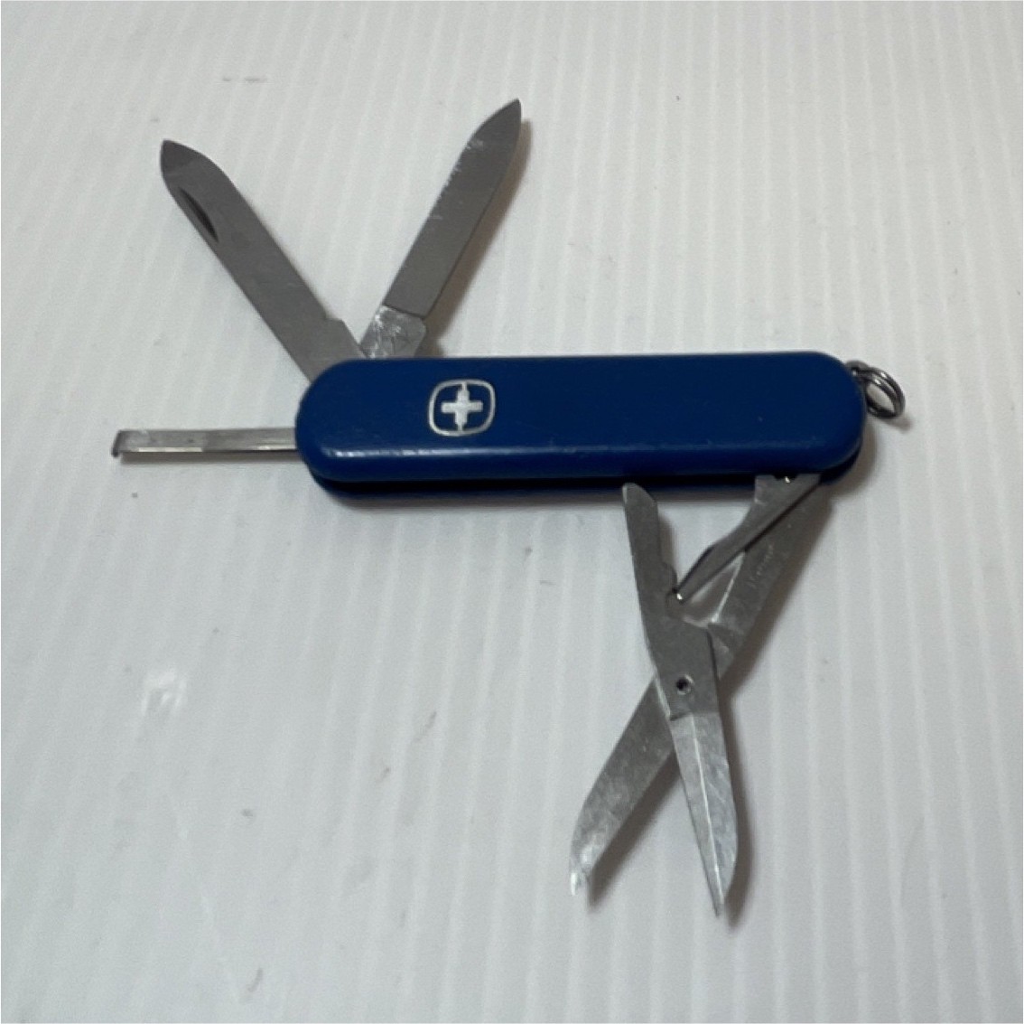 Vintage Eddie Bauer Blue Stainless Steel Multi-Tool Knife