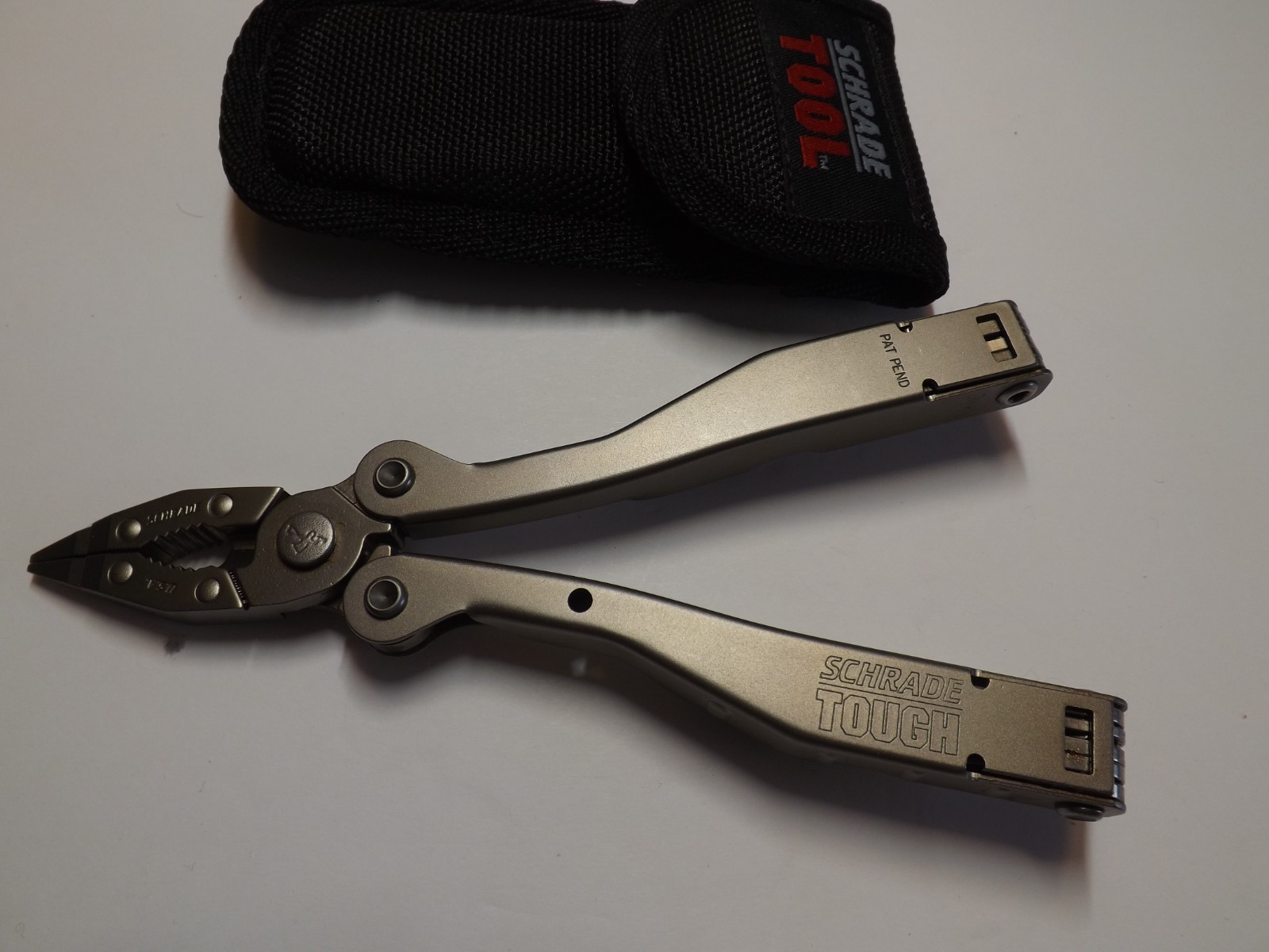 Vintage Schrade Tough Multi Tool Made in USA w Nylon Sheath – VG