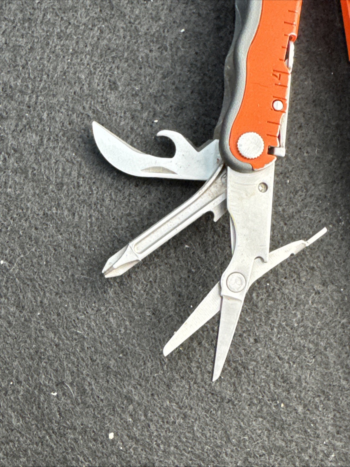 Limited Discontinued Leatherman Fuse Orange Multi-Tool Knife Plier