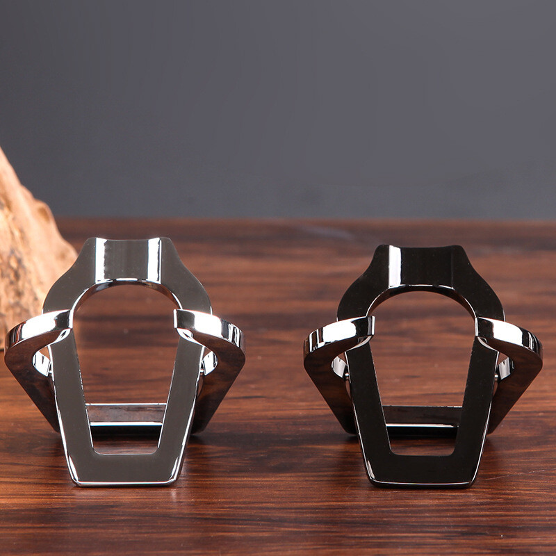 Small Stainless Steel Tobacco Cigar Pipe Stand EDC Foldable Rack Holder Tool*1pc