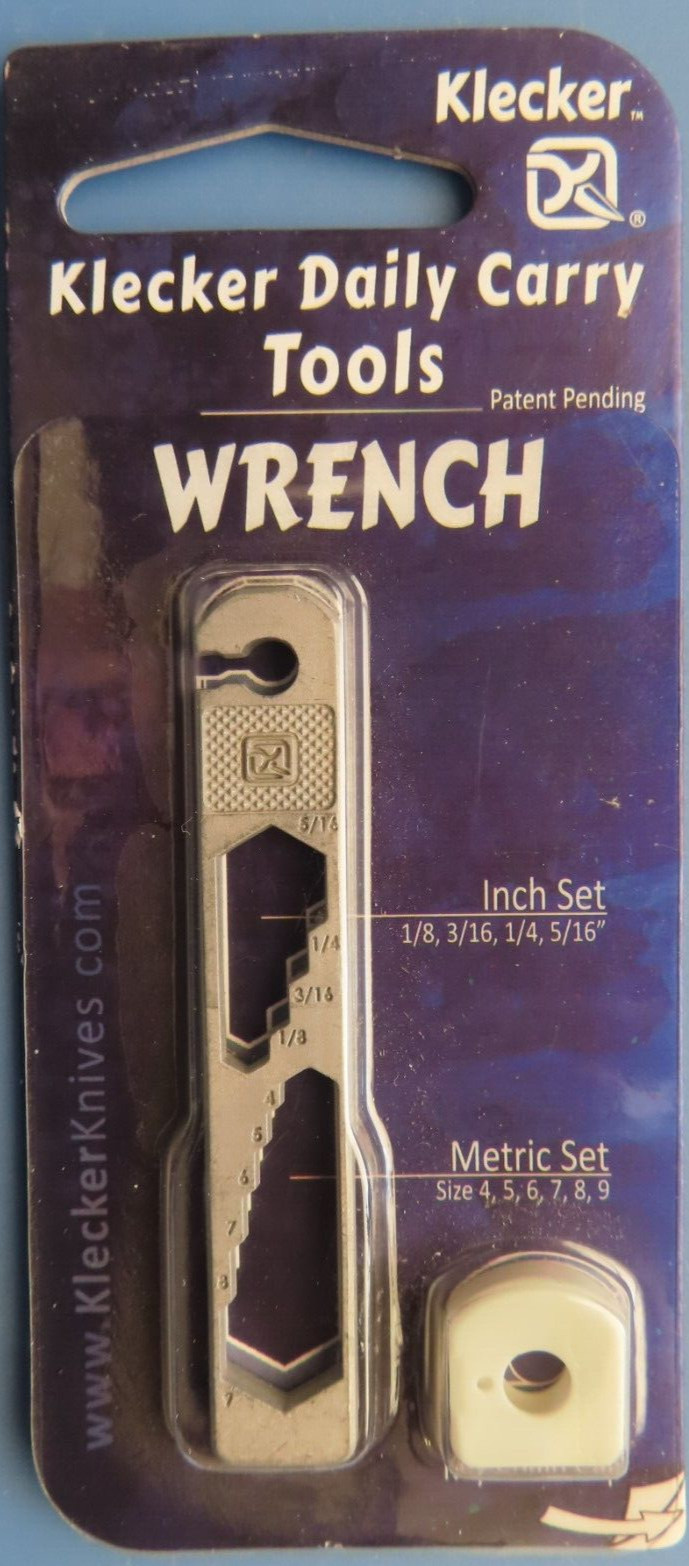 Klecker Knives Stowaway Tools Every daily carry tool Metric SAE Wrench Keyport