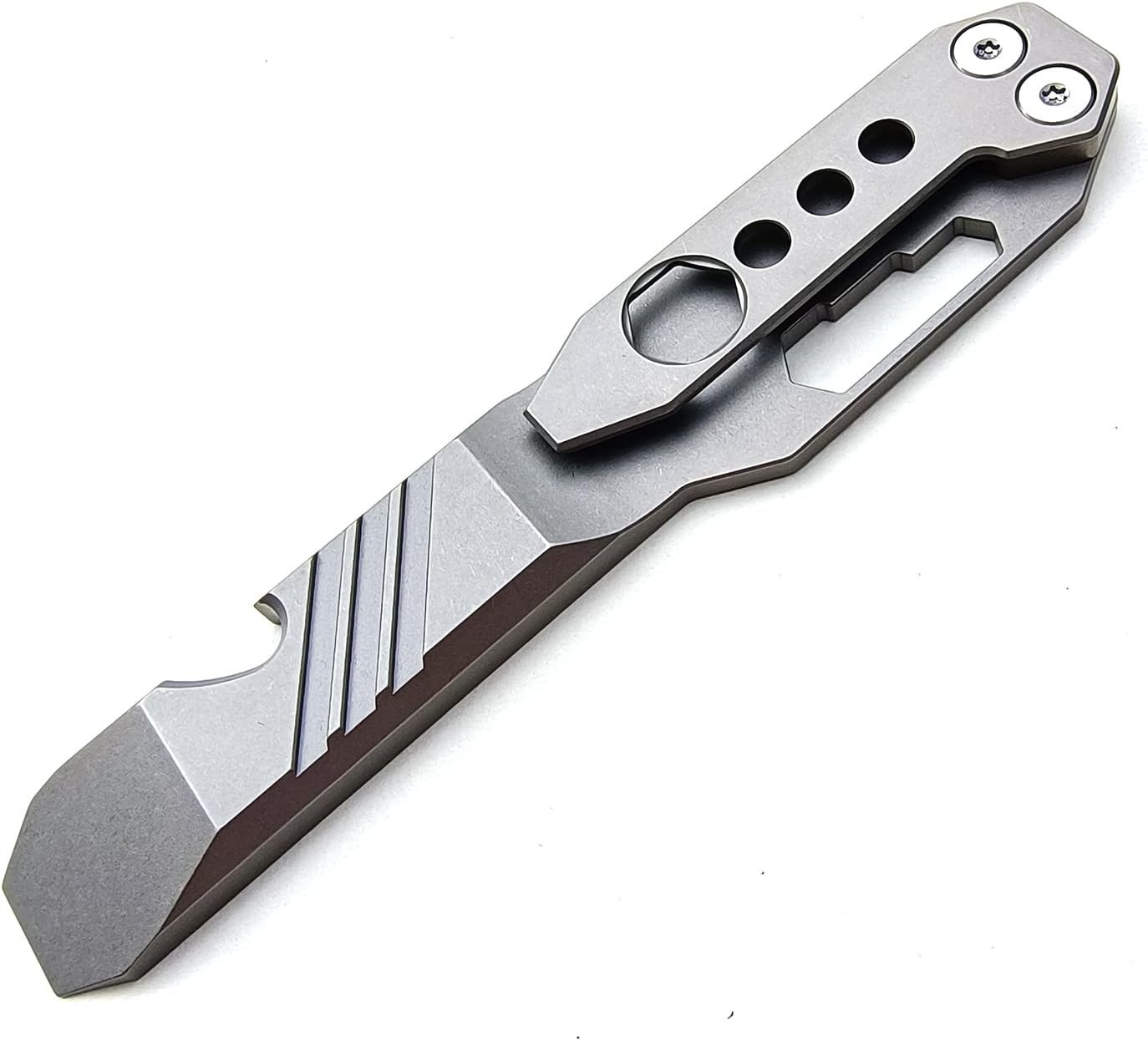 Titanium Pry Bar Outdoor Prybar EDC Wrench Bottle Opener Multi-function tool …