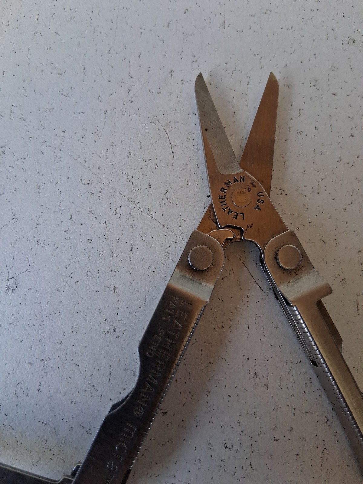 Leatherman Bosch Micra Multi-Tool, Knife, Scissors, Key Ring, Stainless