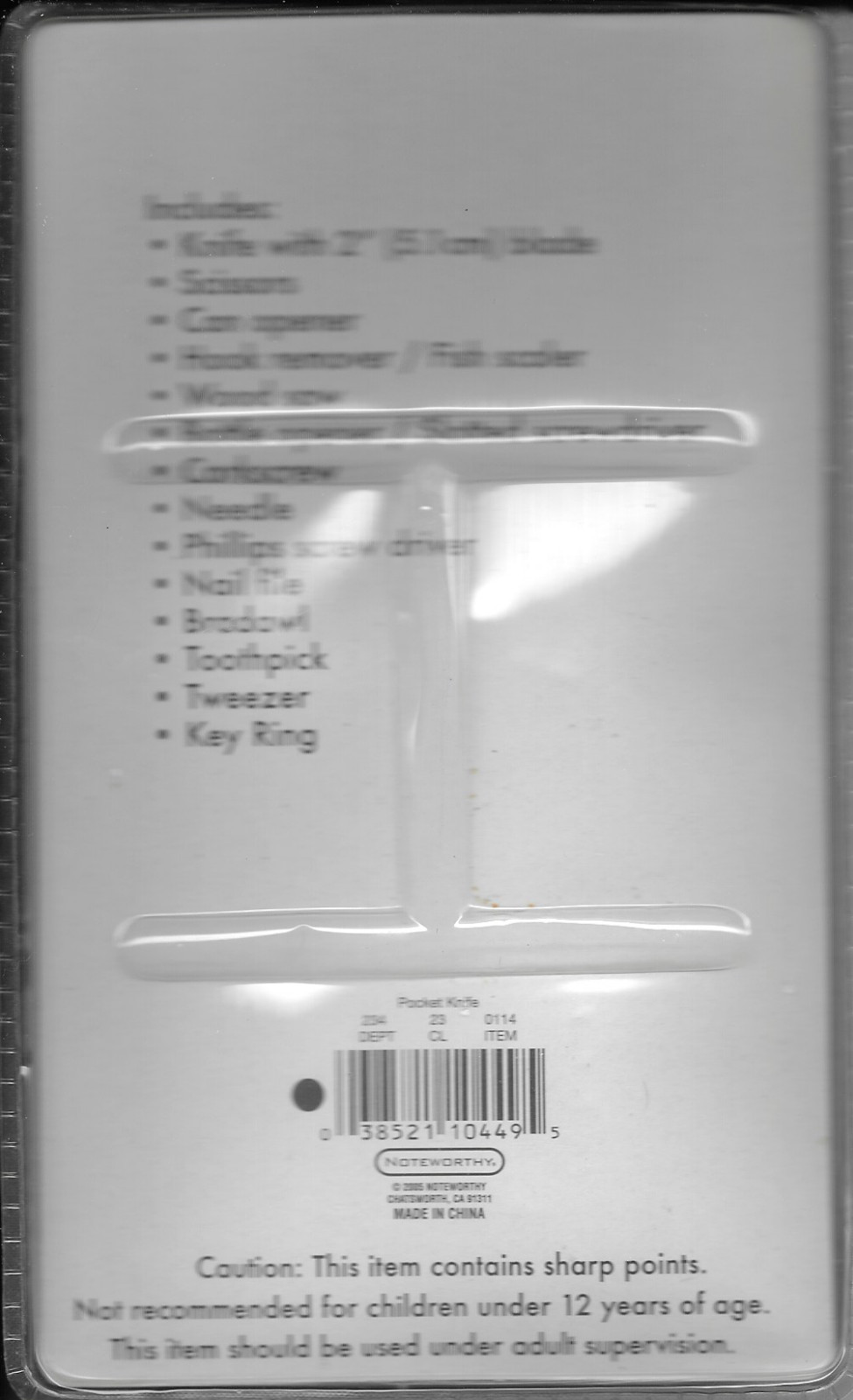 SEALED NEW Naturetrek 14 Blades & Tools Stainless Steel Pocket Knife