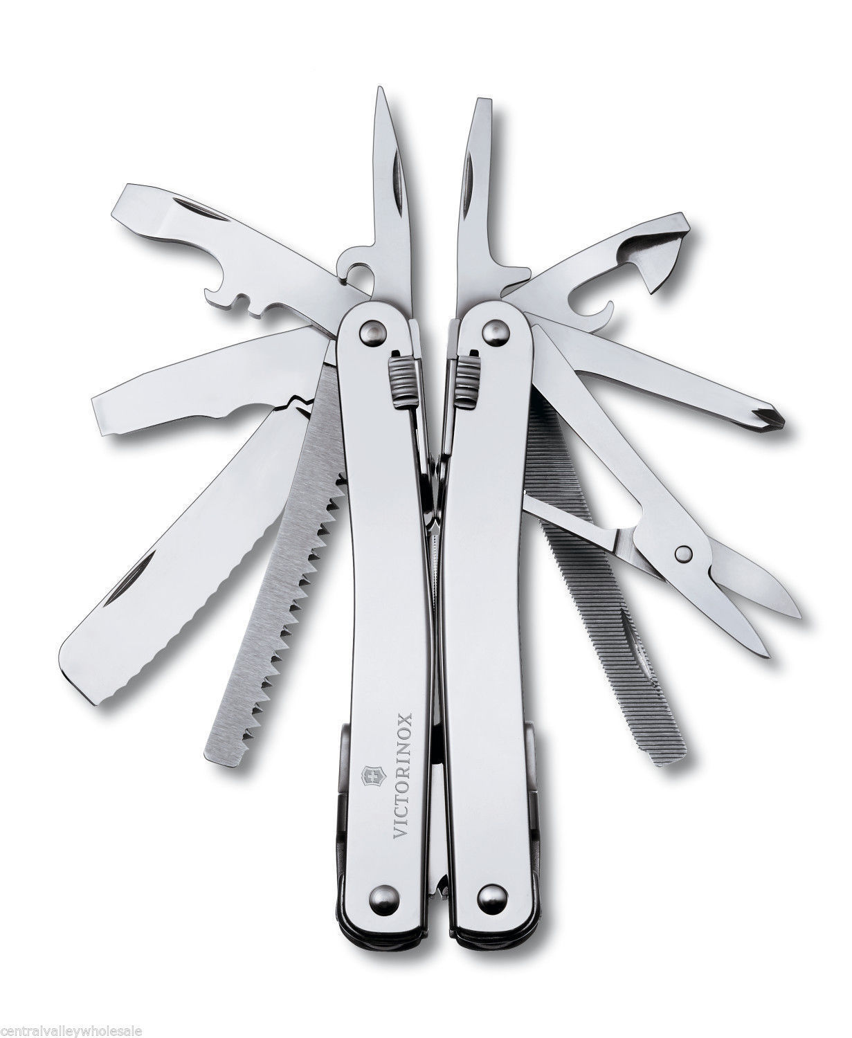 Victorinox Swiss Army Knife, Swisstool Spirit Plus With Wrench & Pouch 53804 NIB