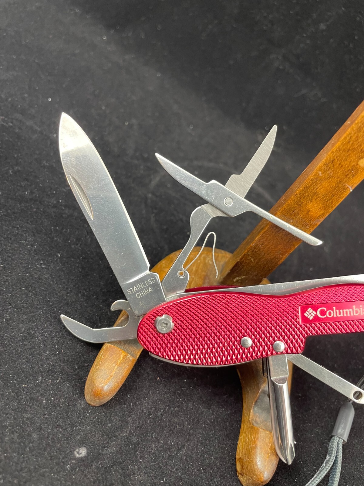 COLUMBIA 10 Function Pocket Tool Knife Scissors Multi-Tool