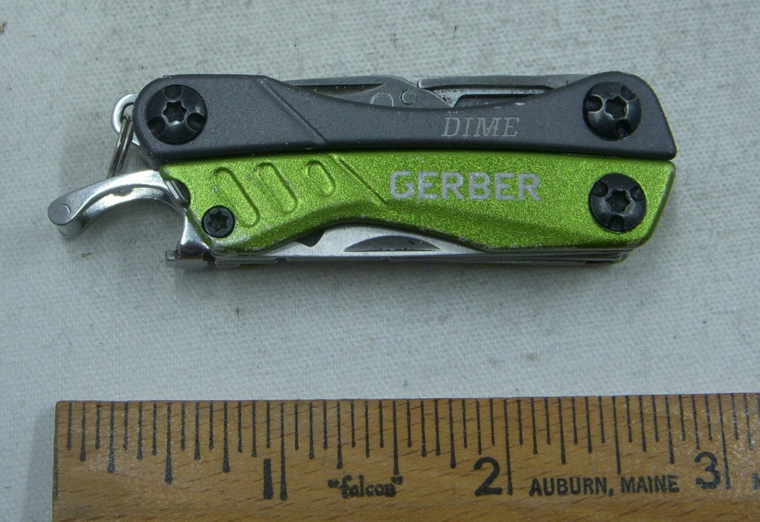 Gerber Dime 4660621D1 Green 11 Function Multi Tool