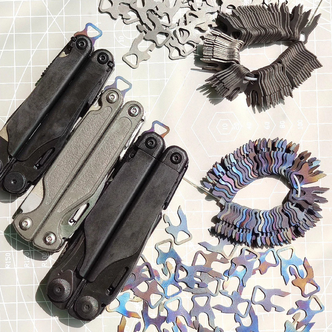 Titanium Lanyard Loop For Leatherman Charge TTI Wave Surge