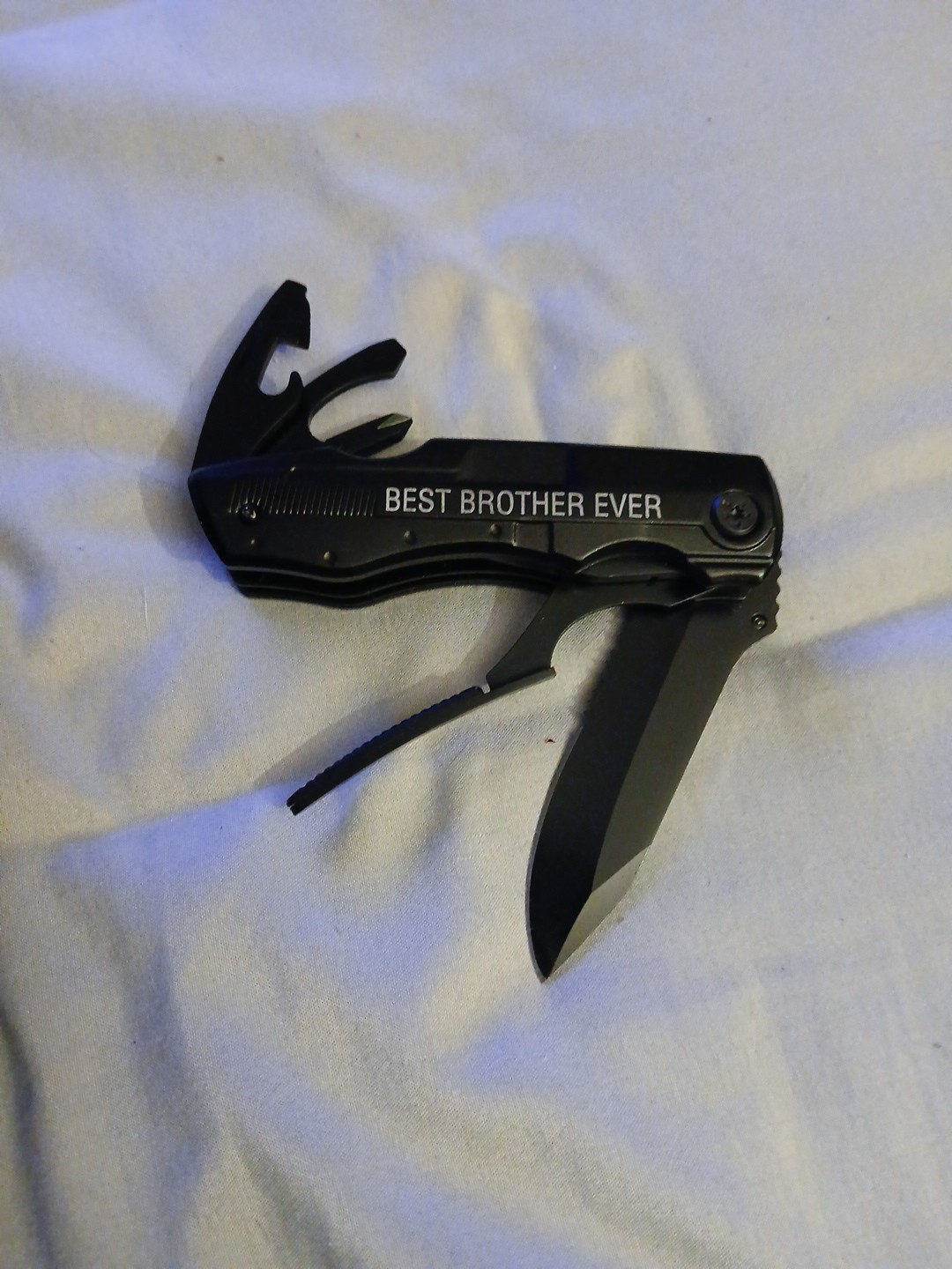 Gifts for Brother, BEST BROTHER EVER Multitool Knife