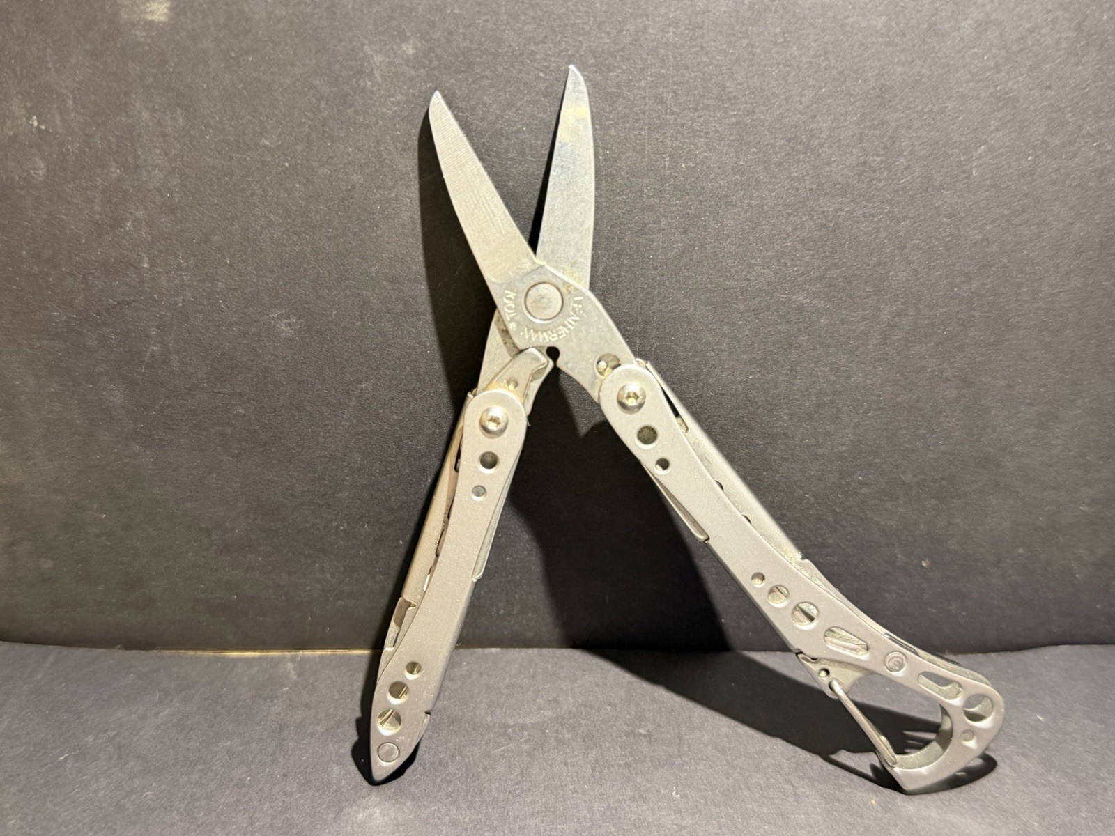 LEATHERMAN STYLE CS Black Multi-Tool Knife File Tweezer Carabiner