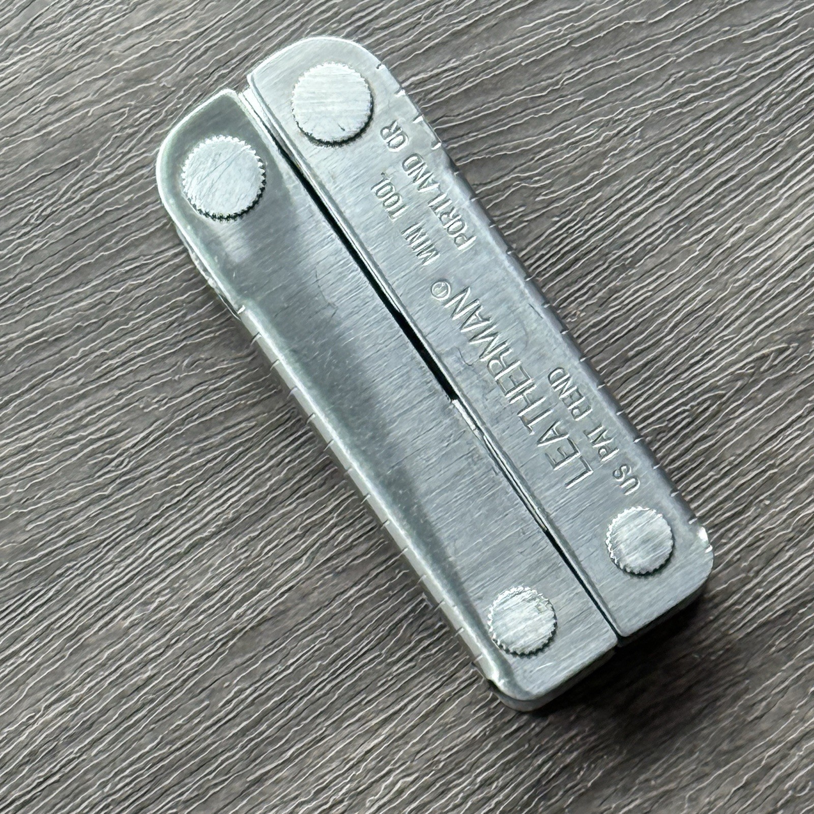 Leatherman MINI TOOL multitool. Variant w/US PAT PEND on Both Sides