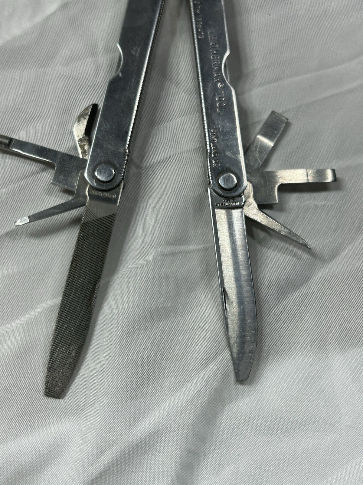 Leatherman Multi Tool With Leather Case VTG Original U.S.A. Read