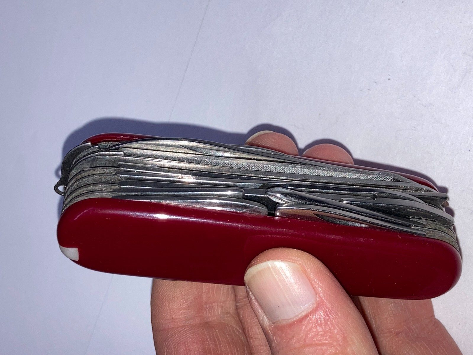 Large RED (17-n-1) 30-Function Camping Knife (New, Dealer Old Stock 1998)
