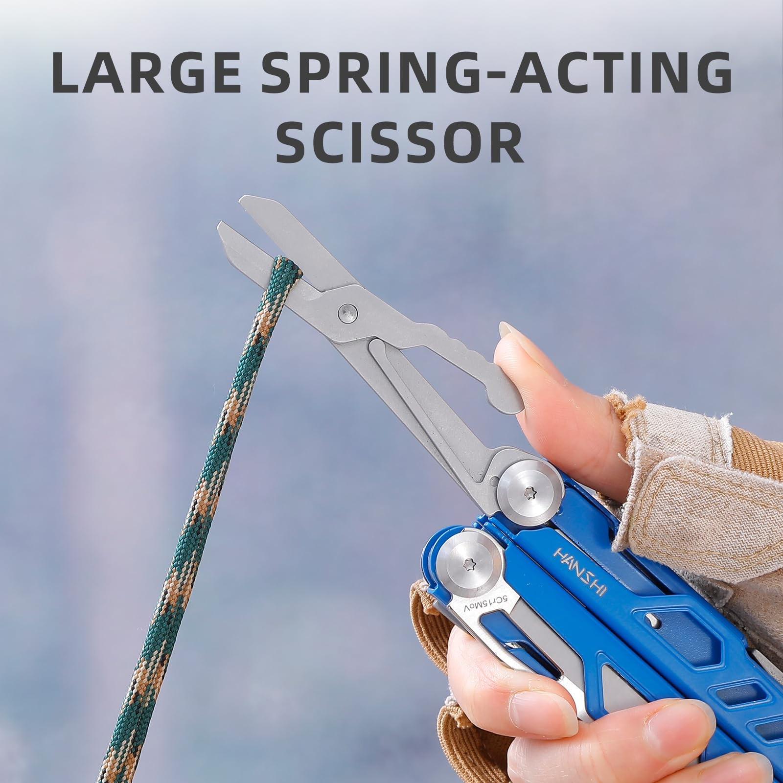 15 in 1 Multitool Pliers with Scissors, Upgraded Heavy Duty Stainless Steel M…