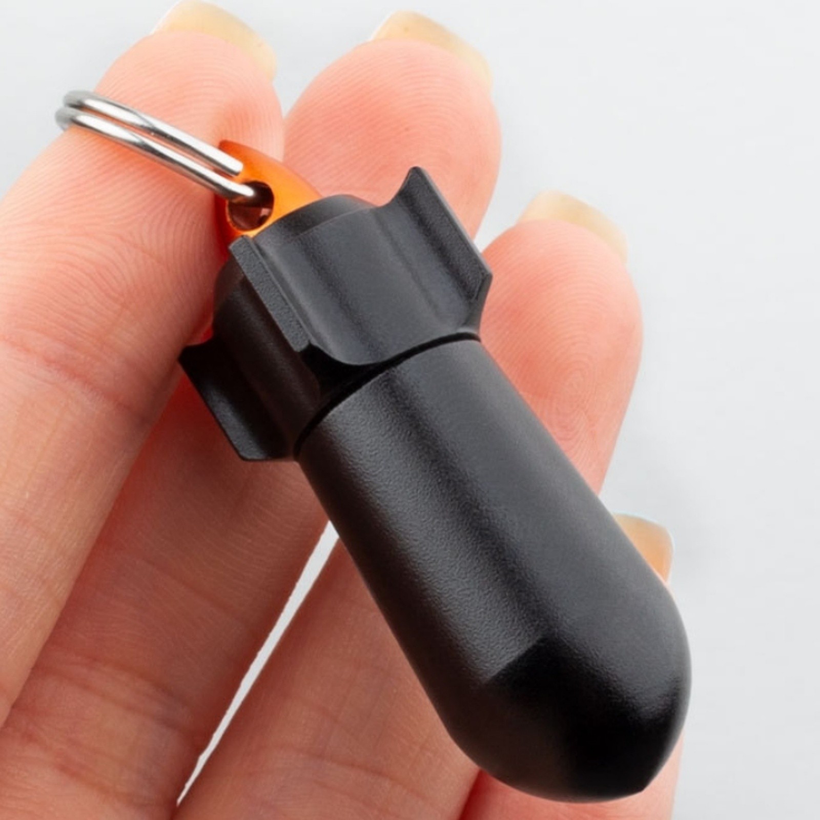 Aluminum Alloy Mini Capsule Container EDC Pill Holder Waterproof Portable