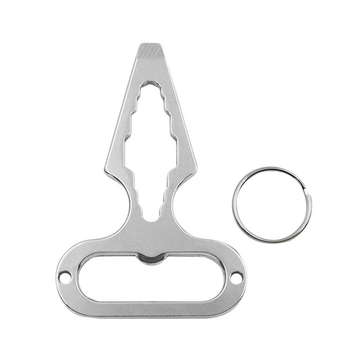 Stainless Steel Keychain Wrench For Infected Indoor/Outdoor Surfaces Durable